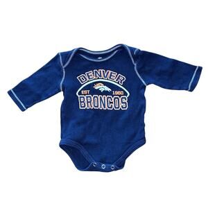 3M-6M Baby Denver Broncos Onesie